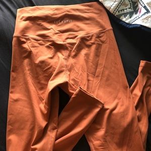 Flexxfit Orange long workout leggings